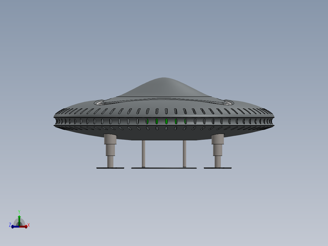 不明飞行物5前视图