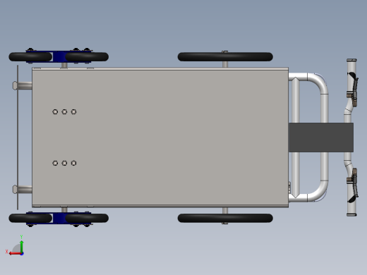 电动爬楼助力车结构设计含三维二维说明书后视缩略图
