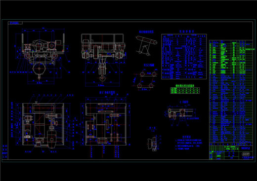 双梁吊钩桥式起重机展示CAD机械图纸缩略图