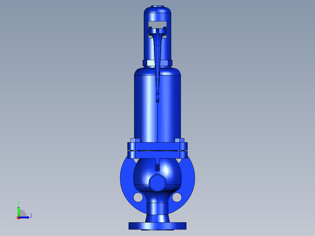阀门模型-SV607AS_DN25xDN40_PN25-2381160_1_WEB左视图