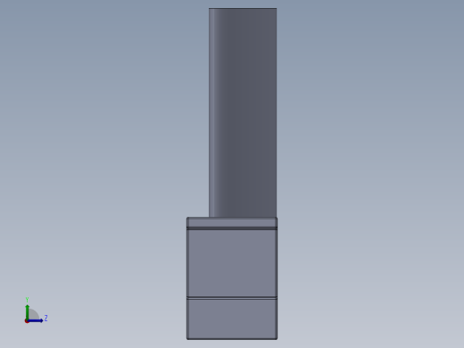 燃气轮机叶片---模型格式为 sw igs左视缩略图