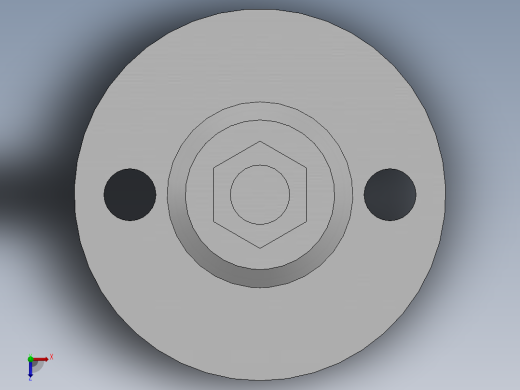 XY2018-FZJ-L07 M16x100金属调整脚蹄带地脚孔(高度差54)俯视缩略图