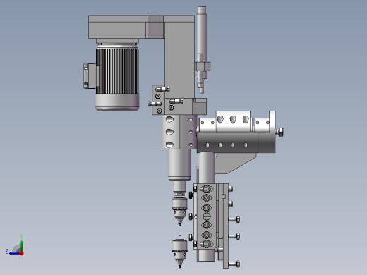 钻头调整机构右视缩略图