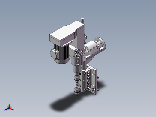 钻头调整机构正等轴测缩略图