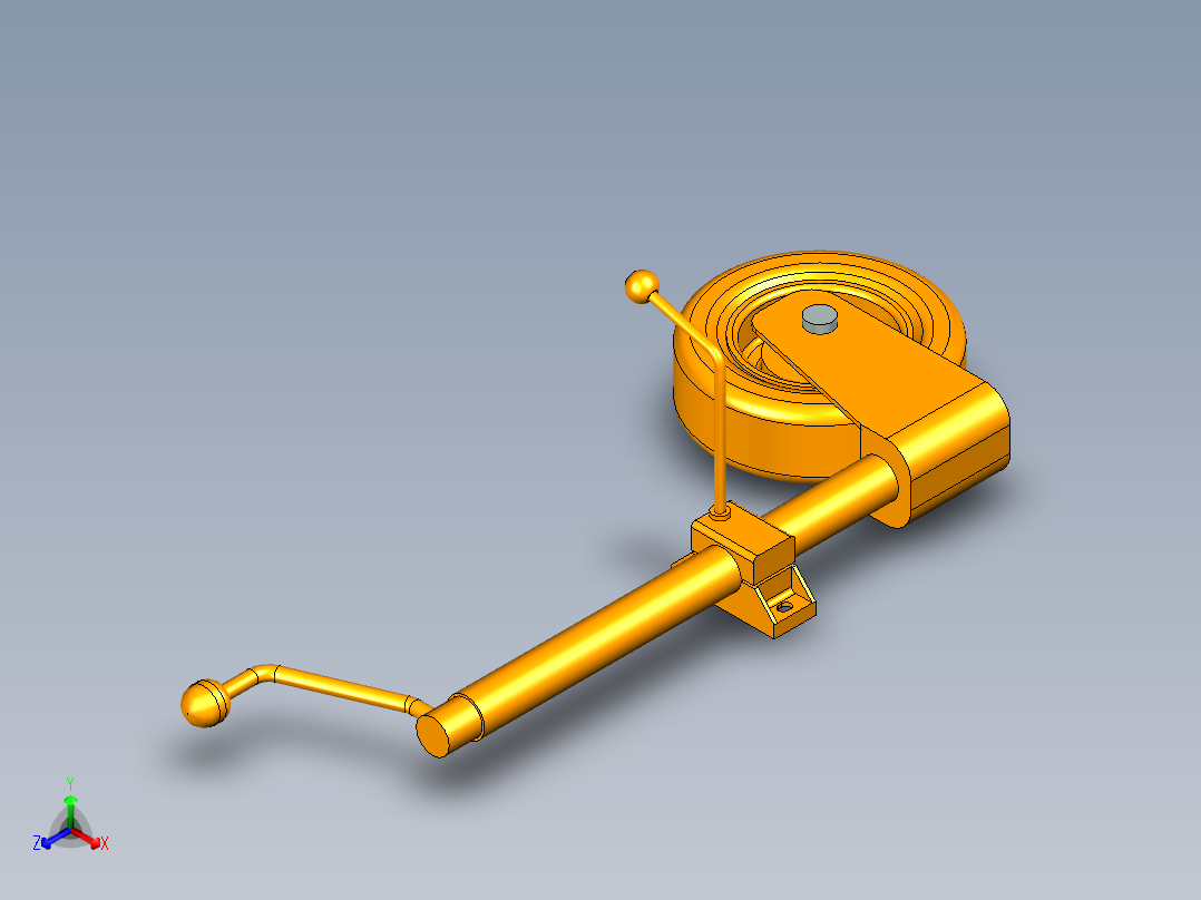 房车千斤顶主视图