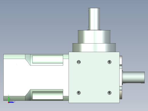 换向器PW70垂直输出 PLX60-L1 14-50-70-M4.stp左视缩略图