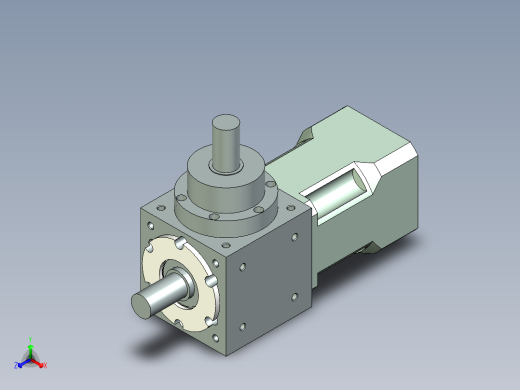 换向器PW70垂直输出 PLX60-L1 14-50-70-M4.stp正等轴测缩略图