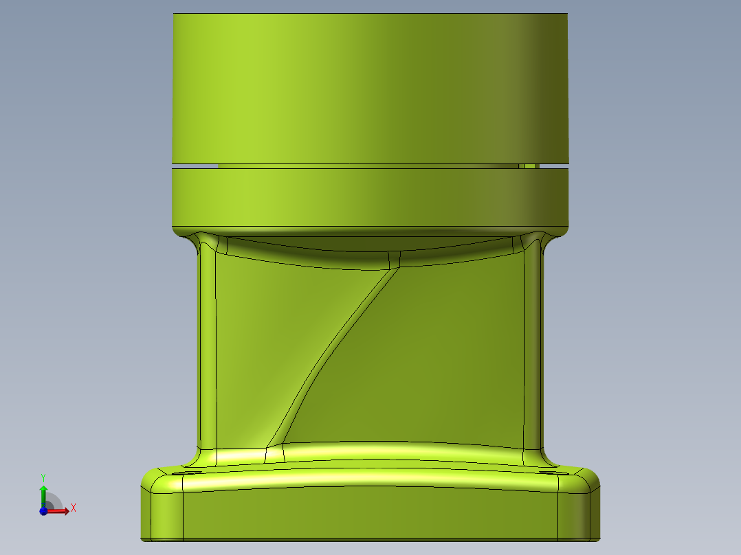 55-75-160可旋转箱底座.SLDASM前视图
