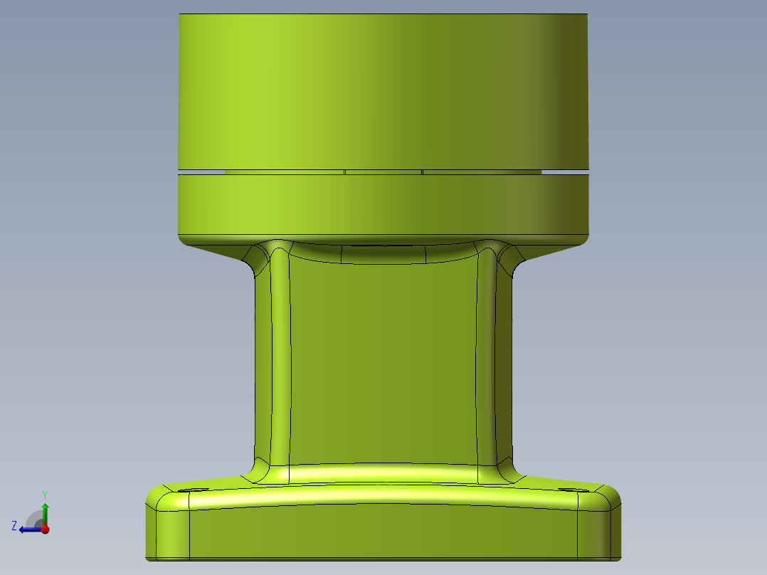 55-75-160可旋转箱底座.SLDASM右视图