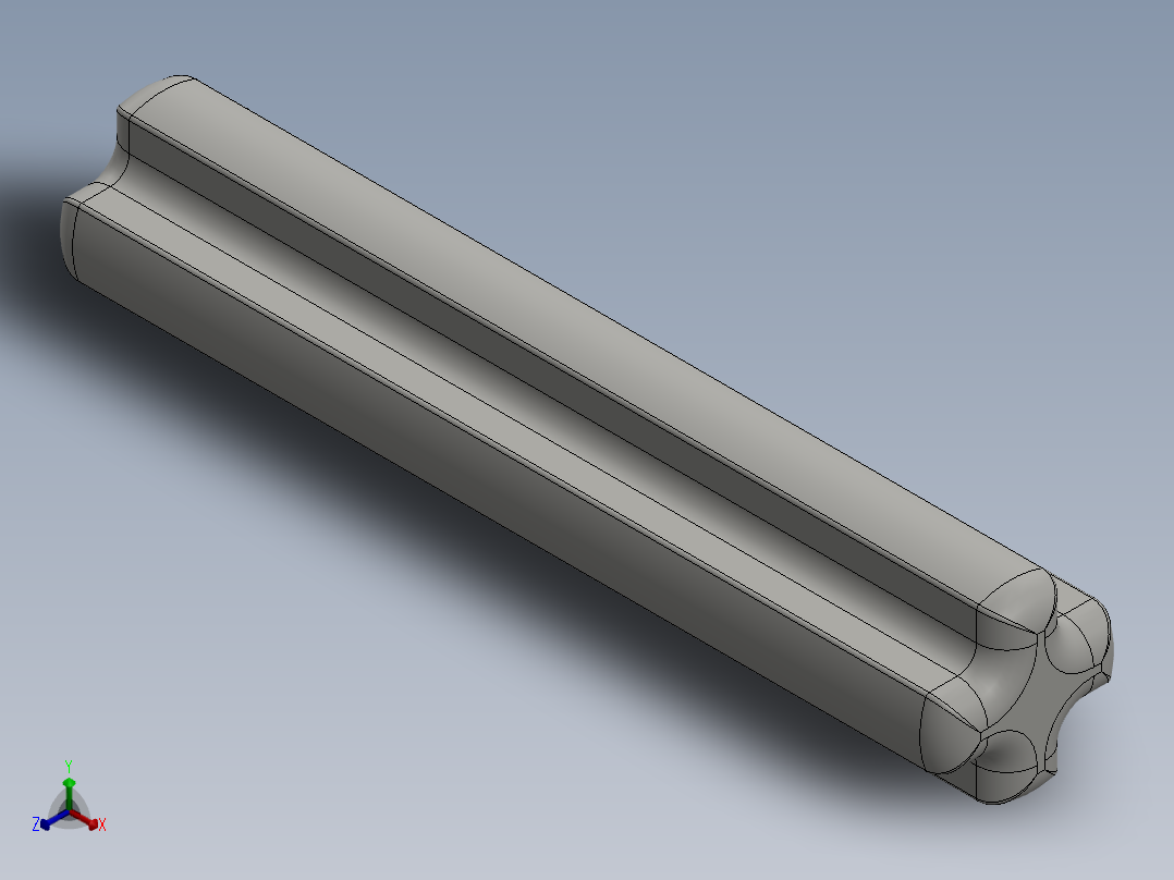 乐高机械组车桥-4519 LtStone Technic Axle 3正等轴测图