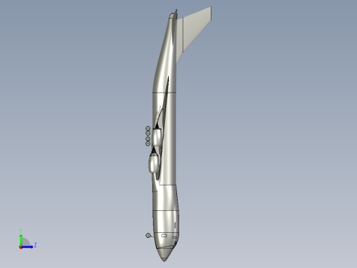boeing-747-8f-transport-aircraft-multi-part-solid-assembly-model左视缩略图