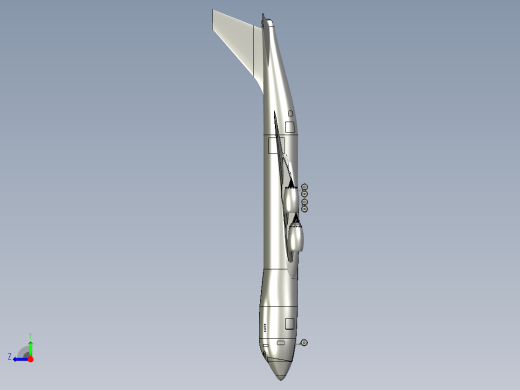 boeing-747-8f-transport-aircraft-multi-part-solid-assembly-model右视缩略图