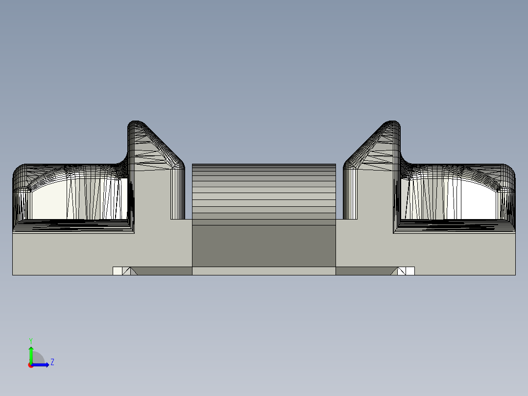 Crawler三角履带轮遥控履带车左视图