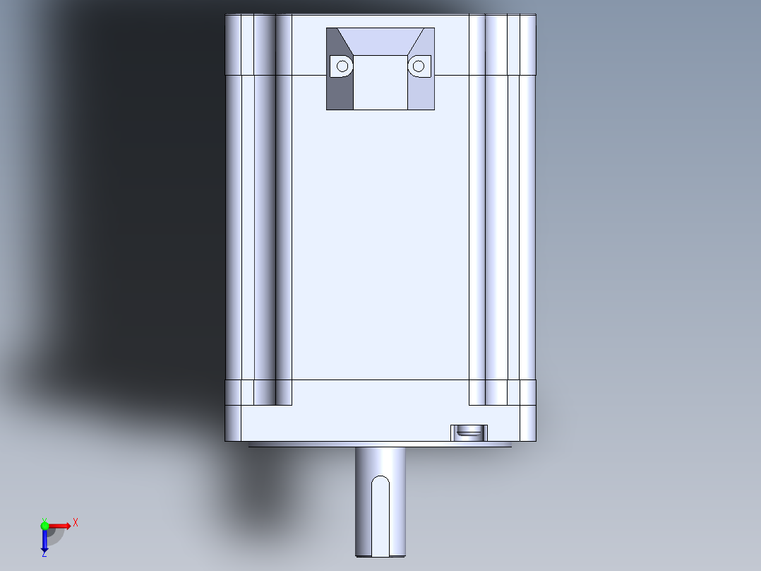 雷赛步进电机86CM85-0-I14俯视图