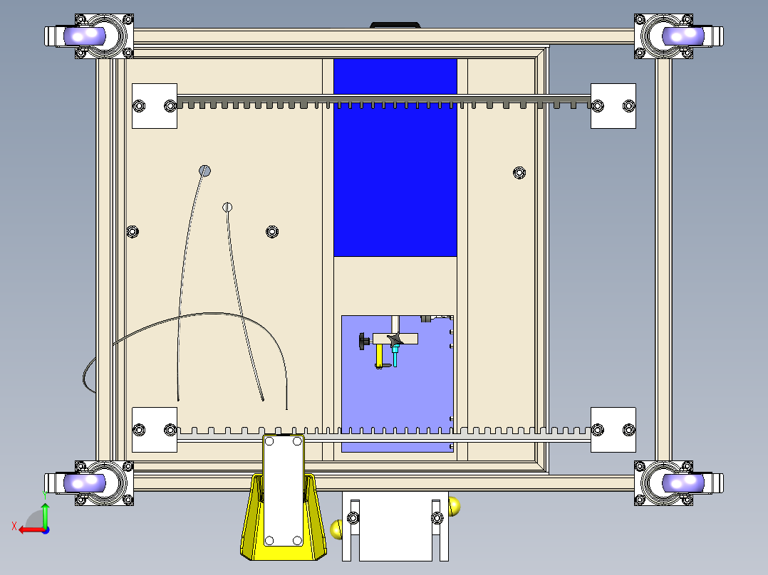 软管接头压合step后视图