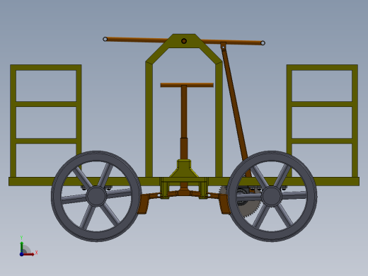 手动轨道车sw18可编辑前视缩略图
