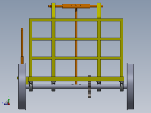 手动轨道车sw18可编辑右视缩略图
