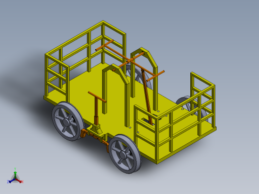 手动轨道车sw18可编辑正等轴测缩略图