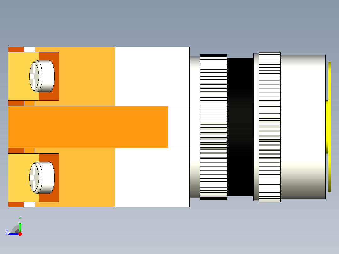 德力西电气LAY7-11BN 黄右视图