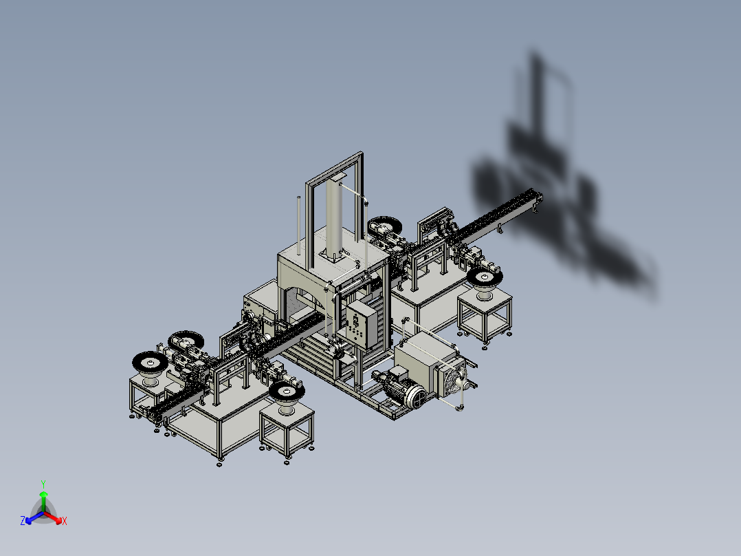 钻头自动组装冲压机
