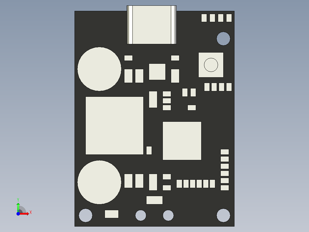 A0002556-injoinic ip2369 45W USB C 双向充电板模块前视图