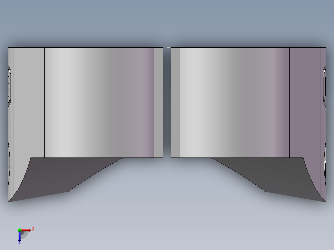 法兰接头、FS-20俯视图