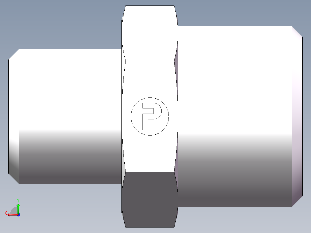 直通变径-GR、1C-12-16后视图