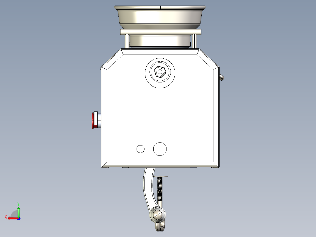 Molino电机0.15HP后视图