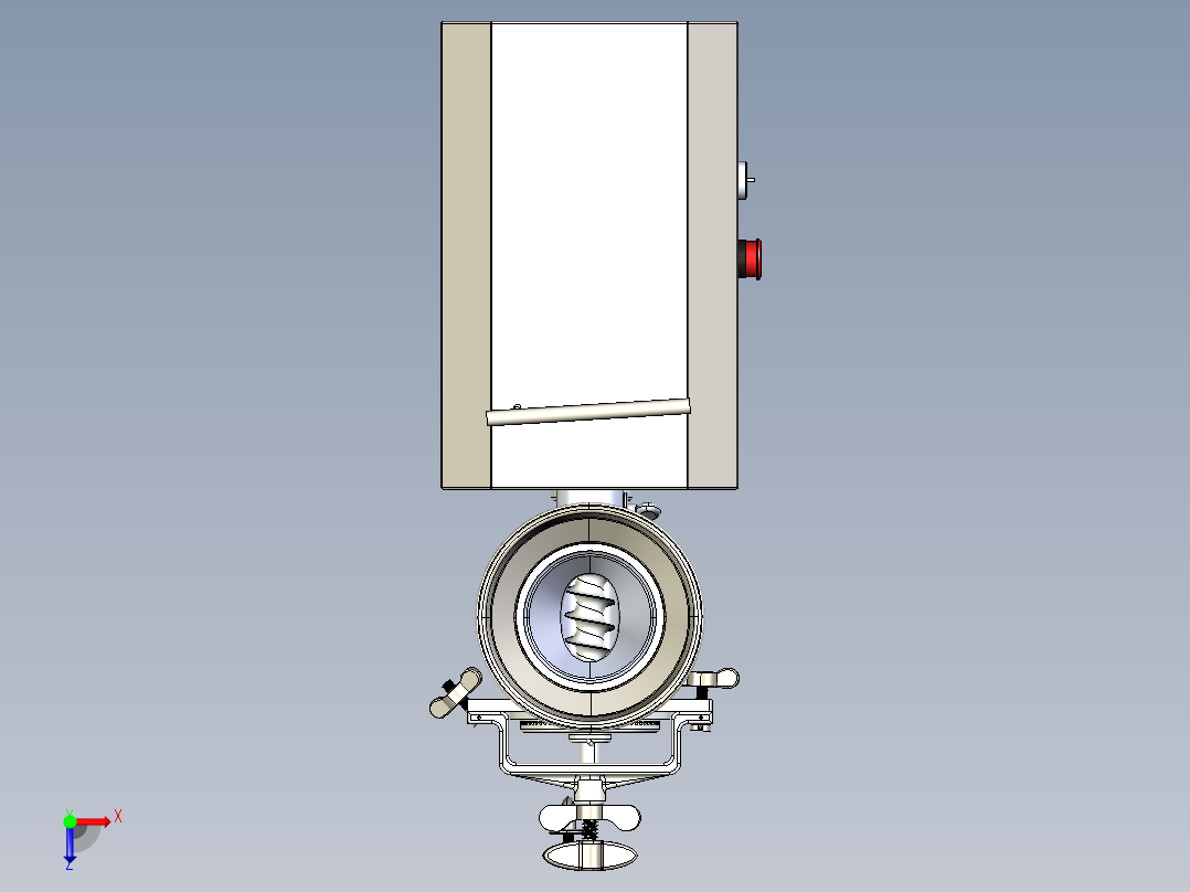 Molino电机0.15HP俯视图
