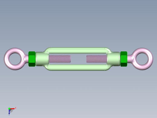 316钢丝绳张紧器俯视缩略图