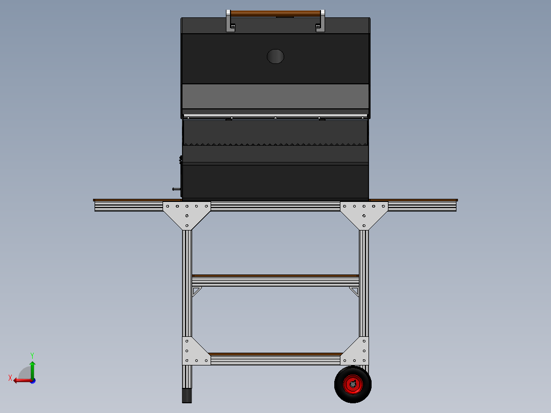 烧烤炉(77)后视图