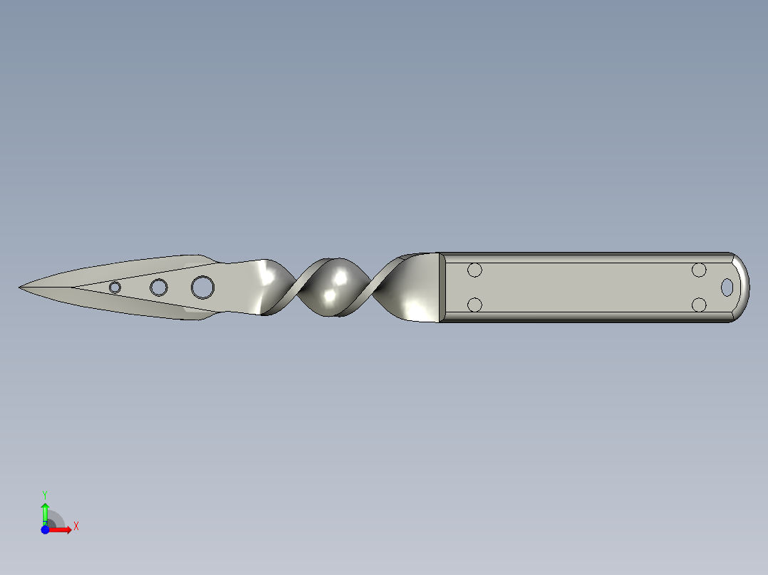 爪子刀、刀(22)前视图