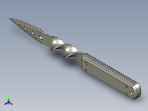 爪子刀、刀(22)正等轴测缩略图