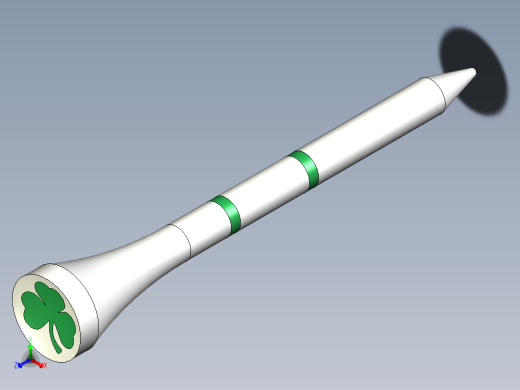 B3004527-三叶草高尔夫球座 2 3_4”