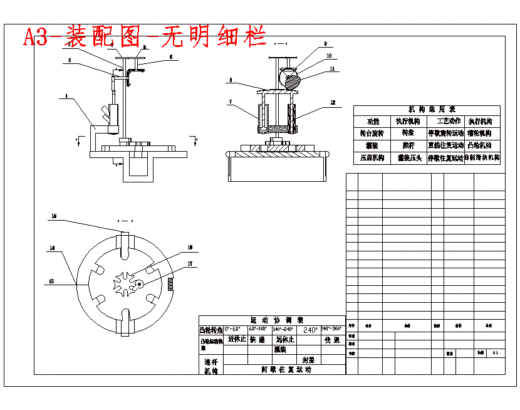 旋转型药剂灌装机传动系统设计与计算含proe三维及20张CAD图缩略图