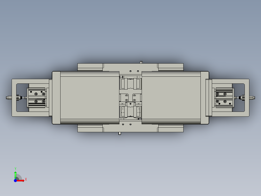 电芯二次定位组件0前视图