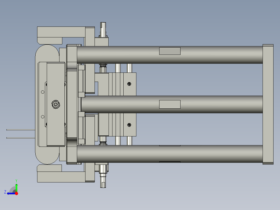 电芯二次定位组件0右视图