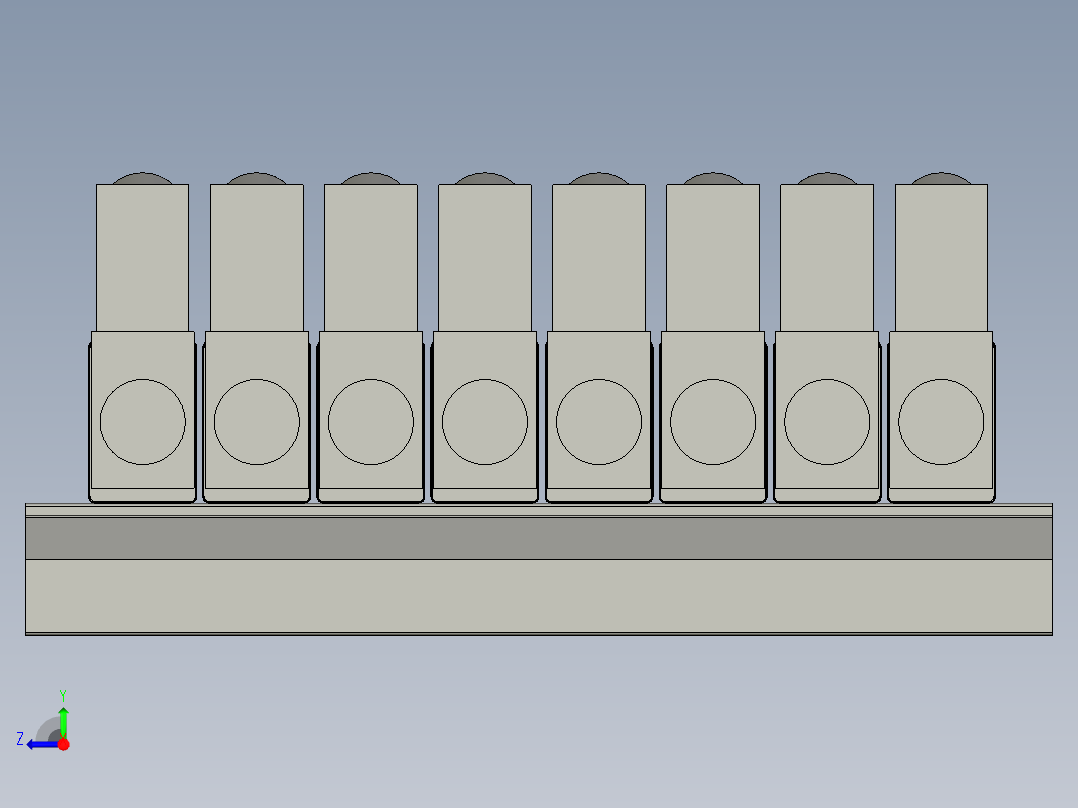 电磁阀-座组件-4V1006A-100M8F-1右视图