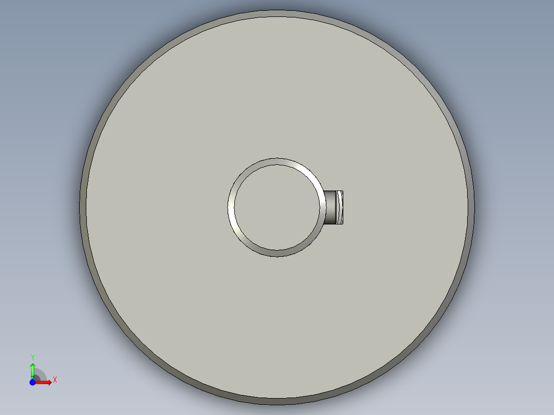 170423A4-输送机同步轮组件前视图