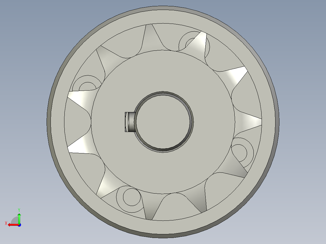 170423A4-输送机同步轮组件后视图