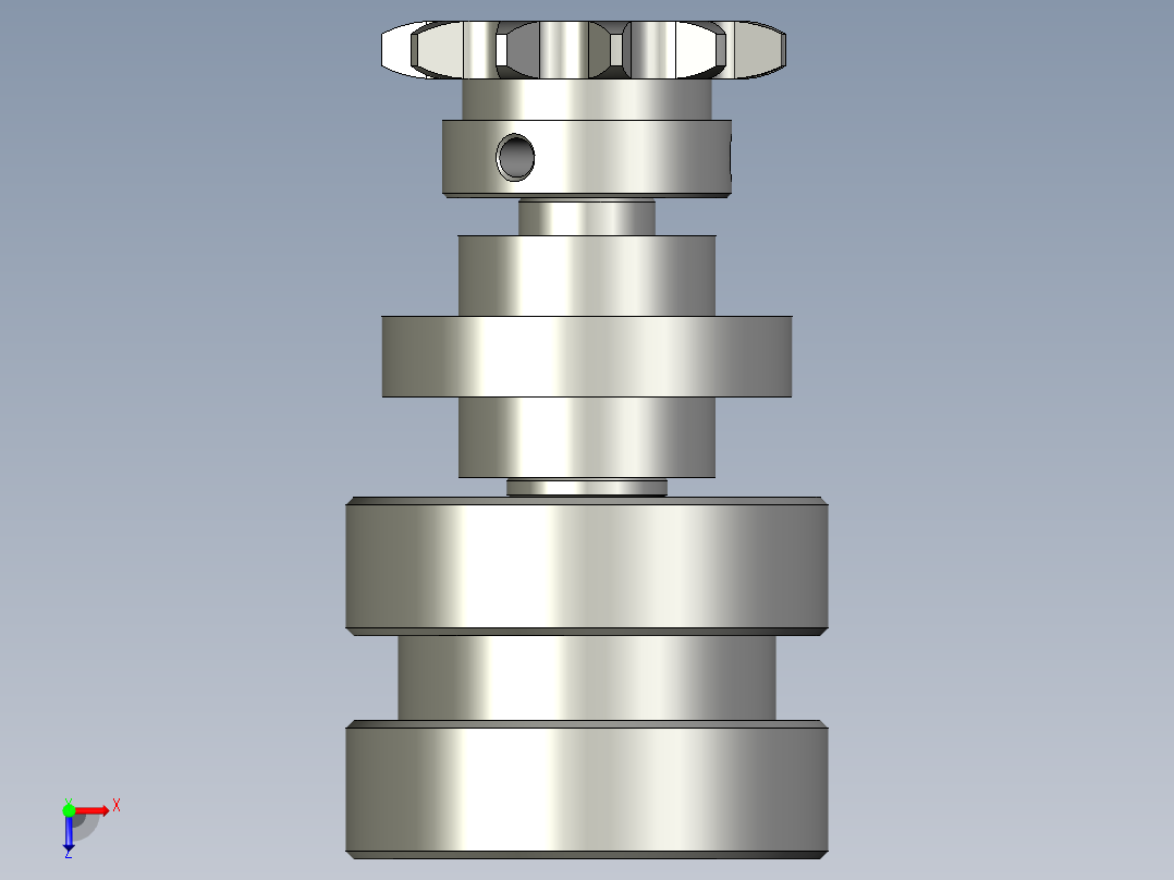 170423A4-输送机同步轮组件俯视图