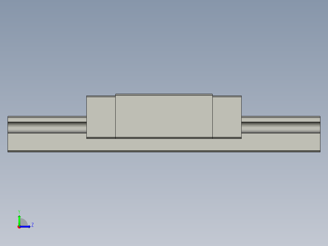 微型滑轨MGN12C1左视图