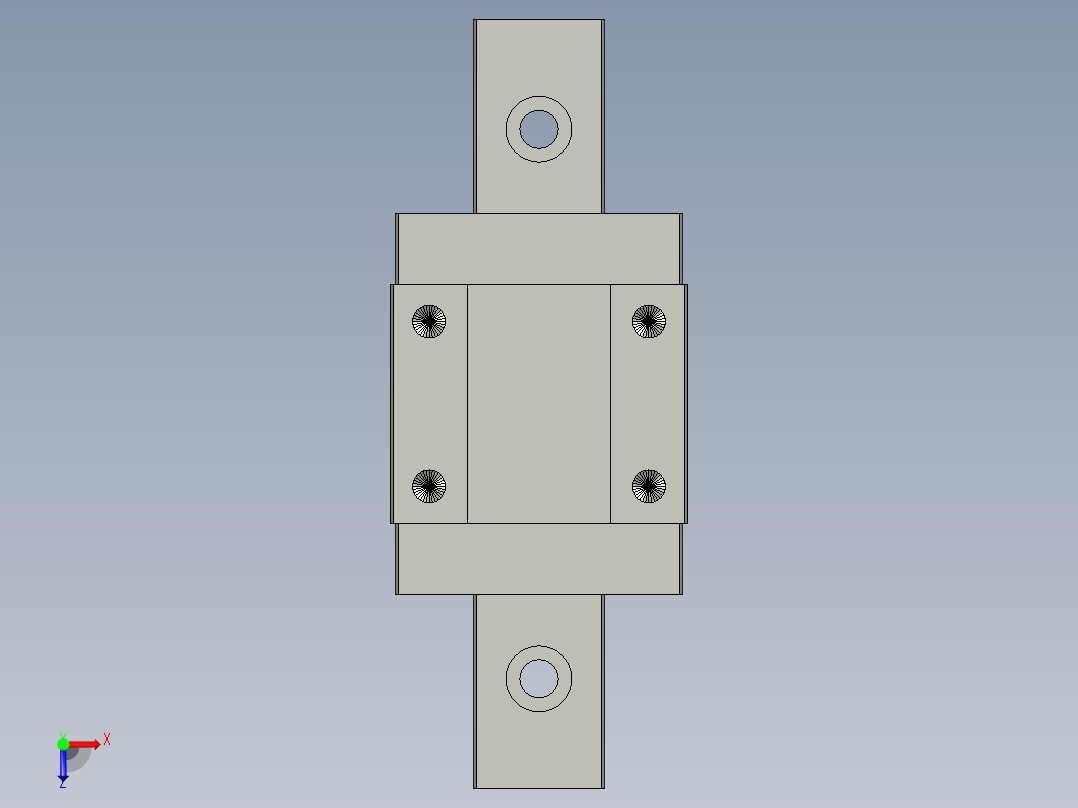 微型滑轨MGN12C1俯视图
