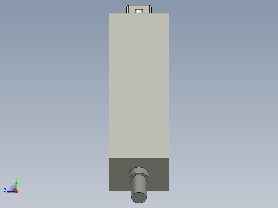 气缸自动化装配生产设备设计-LR-ZB250N激光传感器KEYENCE右视图
