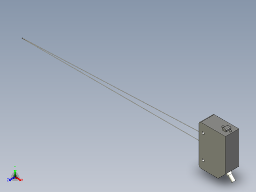 气缸自动化装配生产设备设计-LR-ZB250N激光传感器KEYENCE正等轴测缩略图