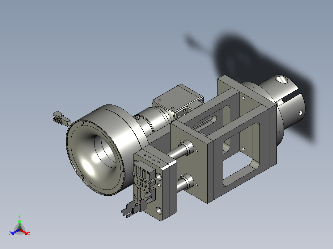 小机器人抓取机构总成