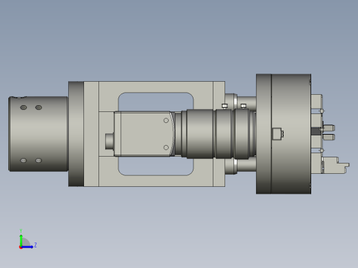 小机器人抓取机构总成左视缩略图