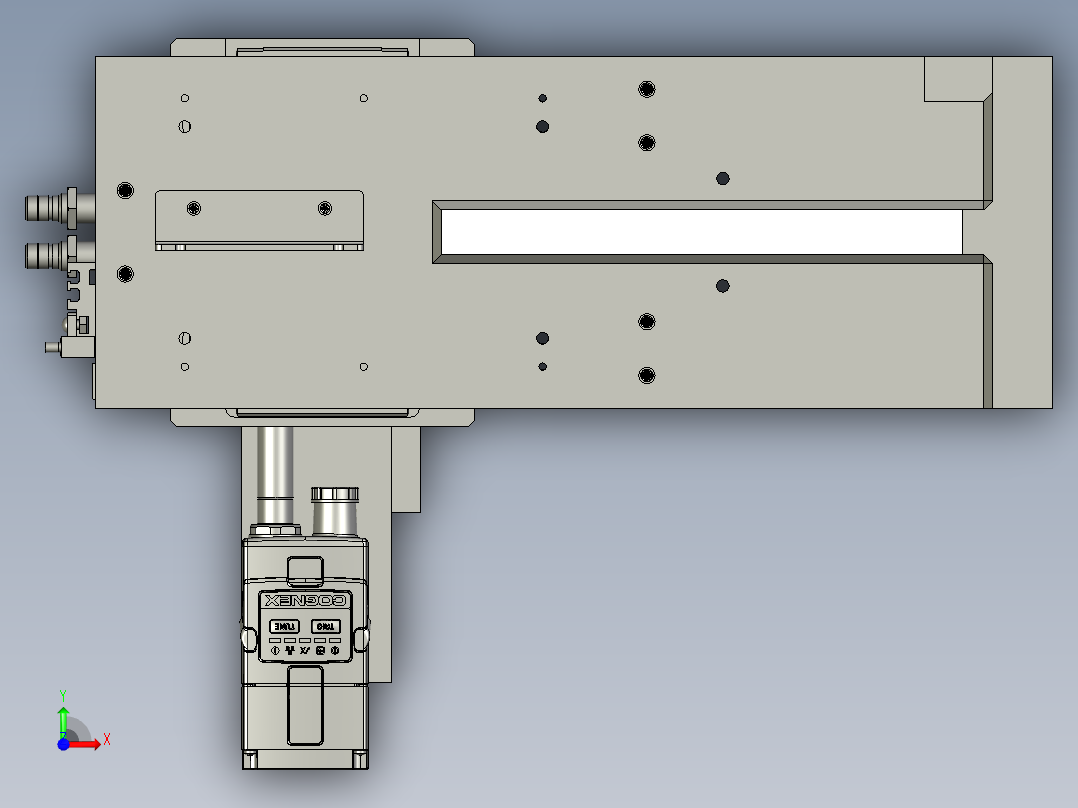 扫码枪模组前视图
