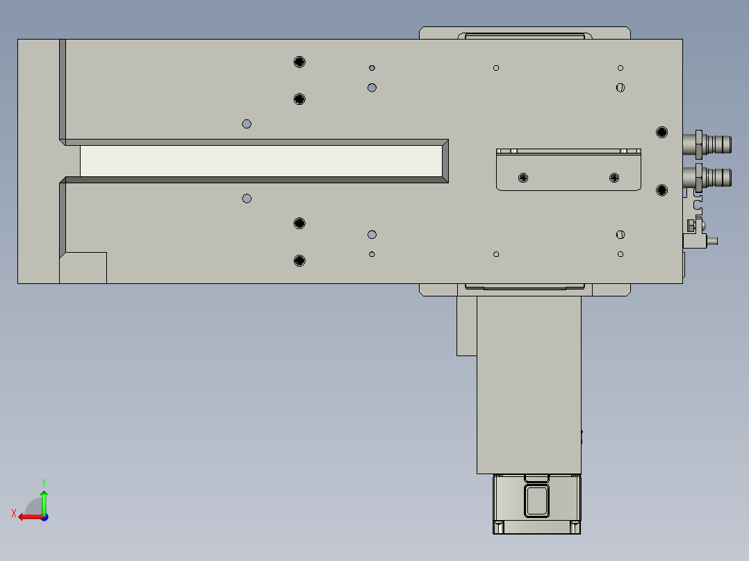 扫码枪模组后视图