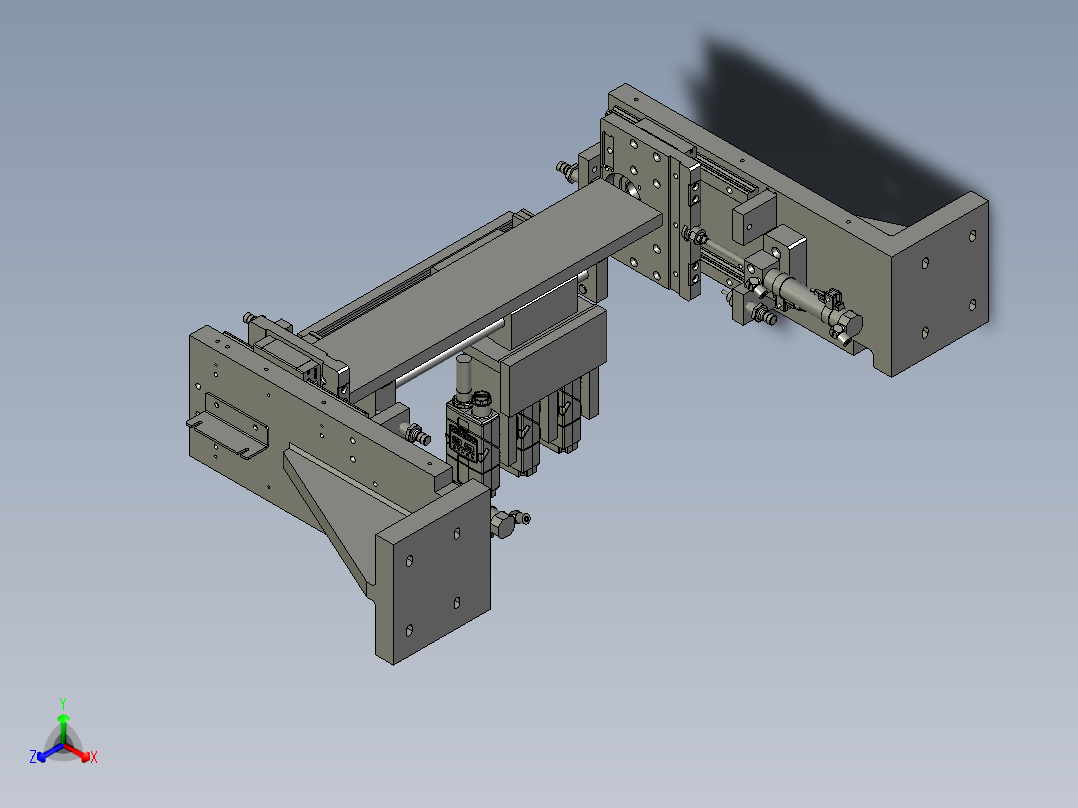 扫码枪模组正等轴测图